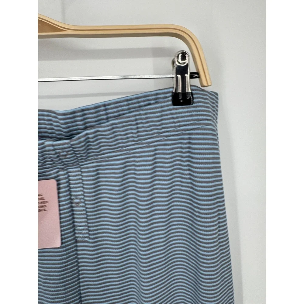 NWT Savage X Fenty Midnight Cruise‎ Sleep Pants Women's XL Blue Striped Comfort